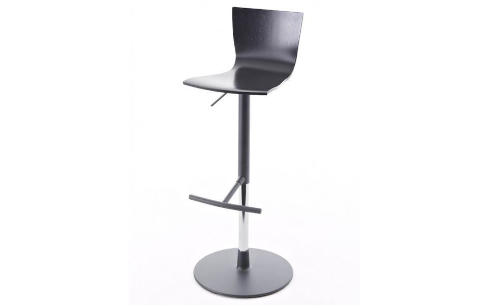 Sgabello hip ss di colico design nero, altezza regolabile rental ... Altezza sgabello bar