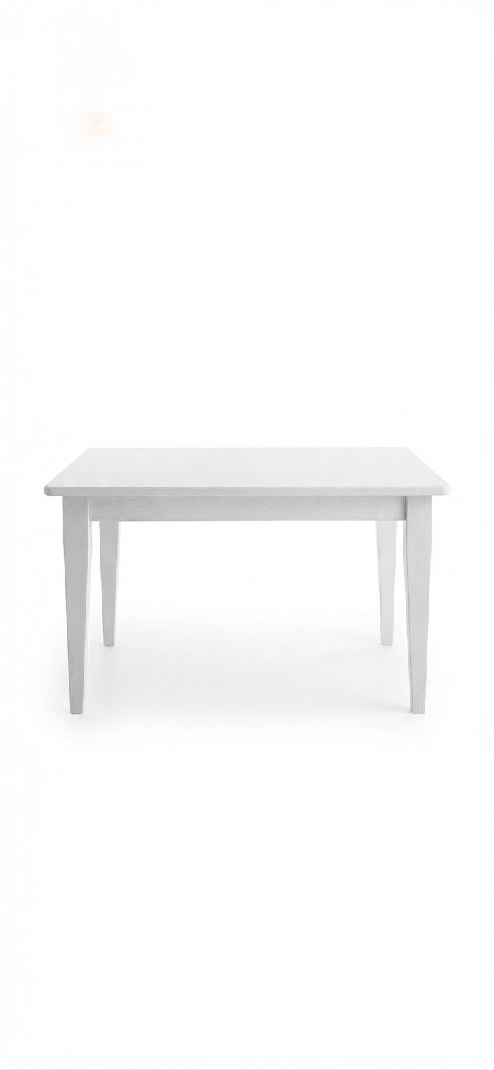 Tavolo Monik in legno bianco