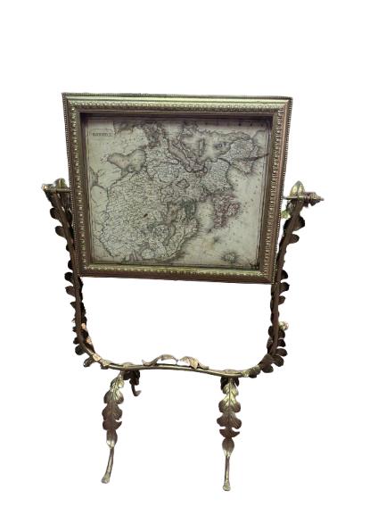 Mappa Antica cornice oro