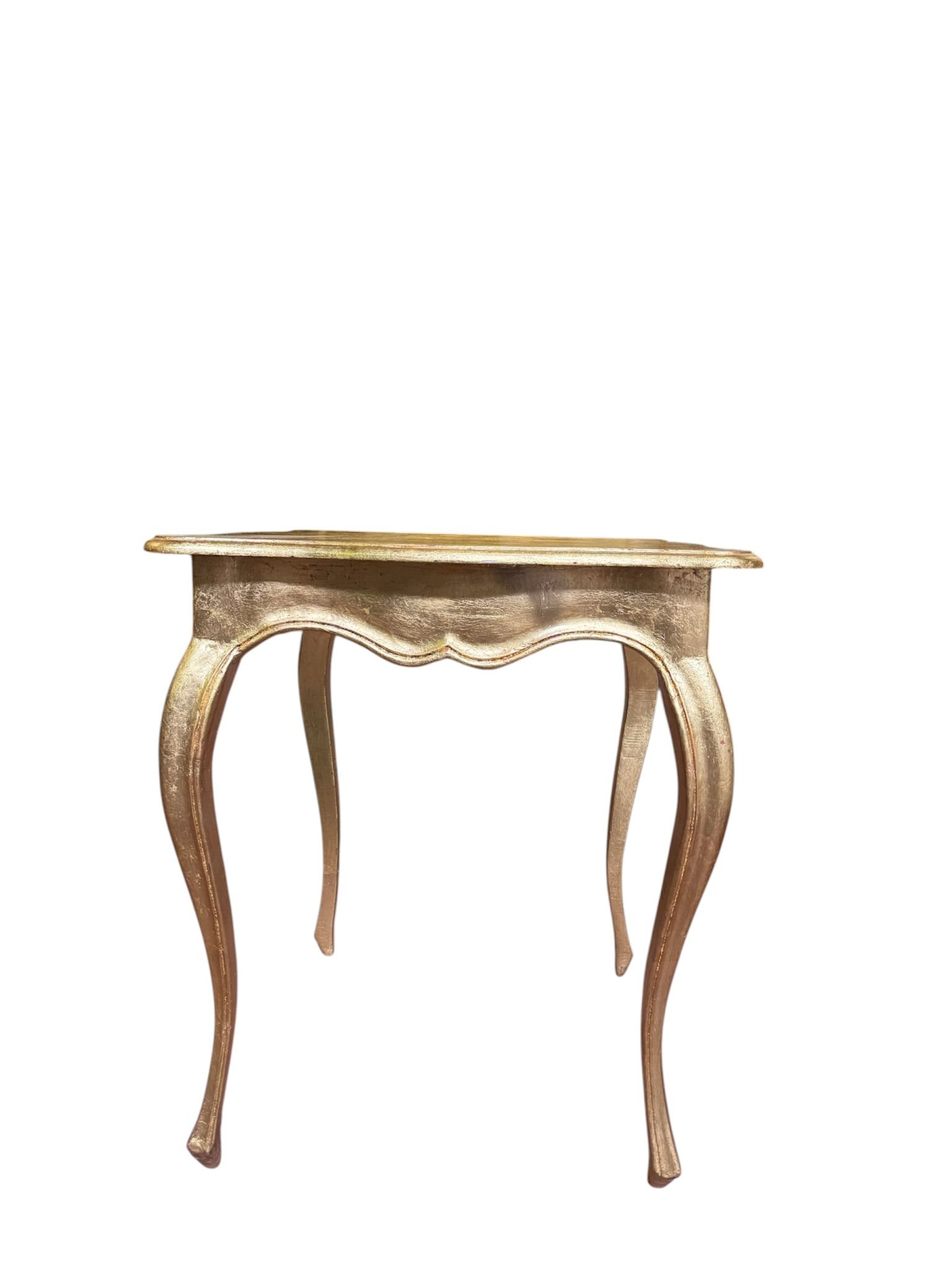 Tavolo onda oro