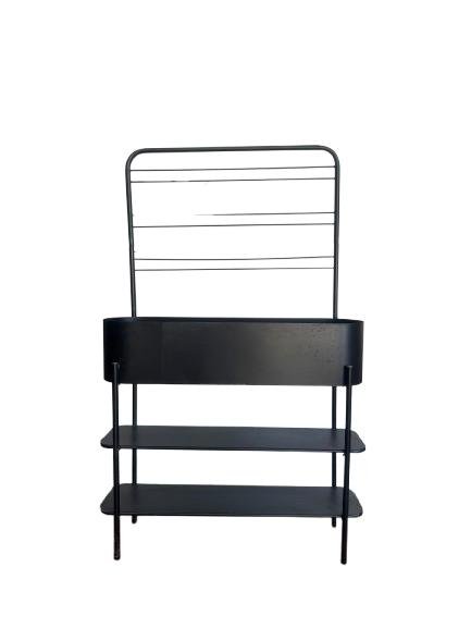 Consolle Fiore nera in ferro