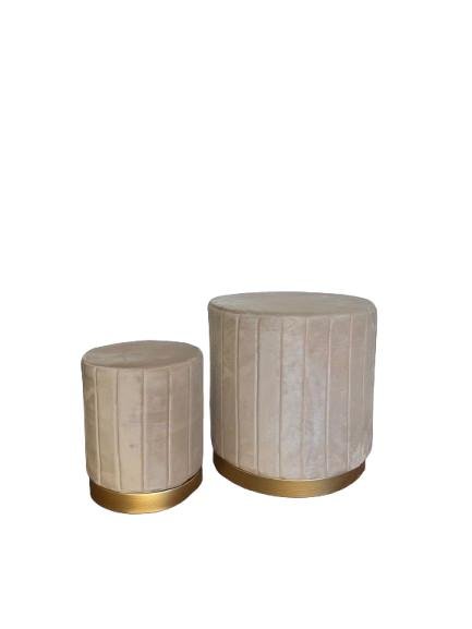 Pouf Kaby in velluto