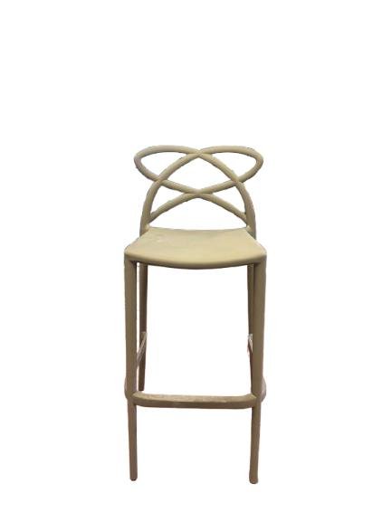 Sgabello Vitto grigio chiaro