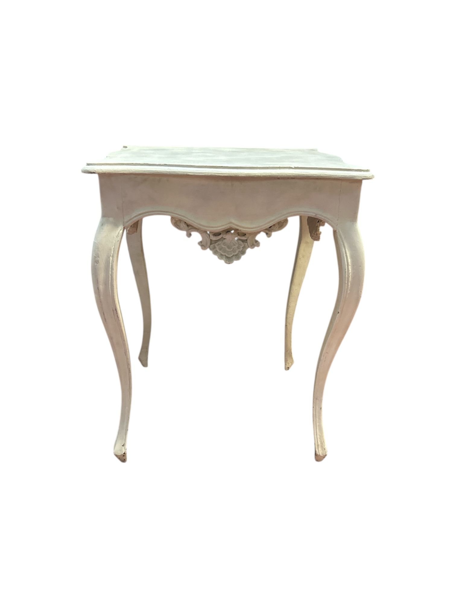 Tavolo shabby bianco