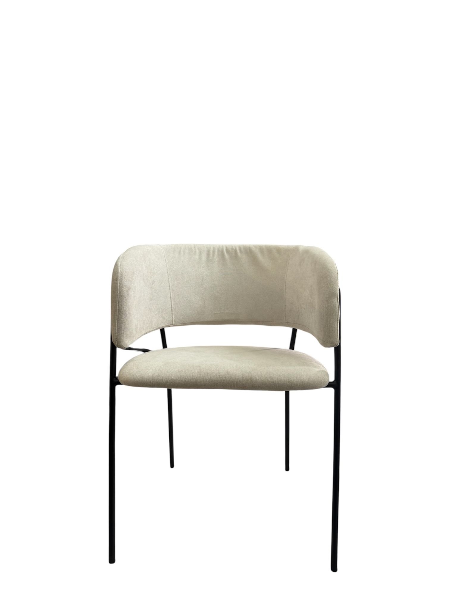 Sedia Panna in velluto