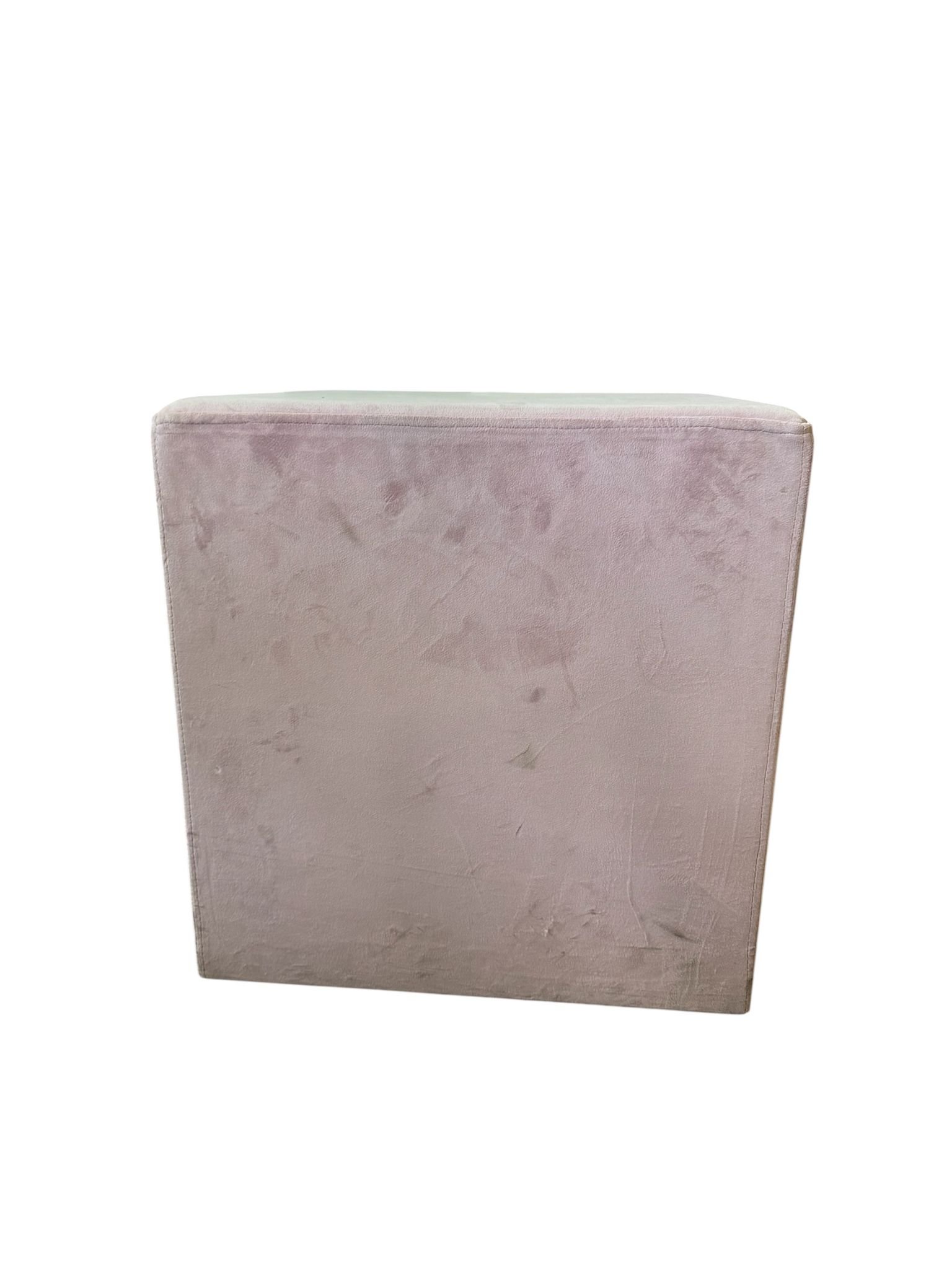 Pouf velluto rosa
