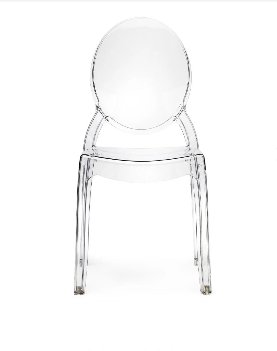 Sedia Elisabeth trasparente
