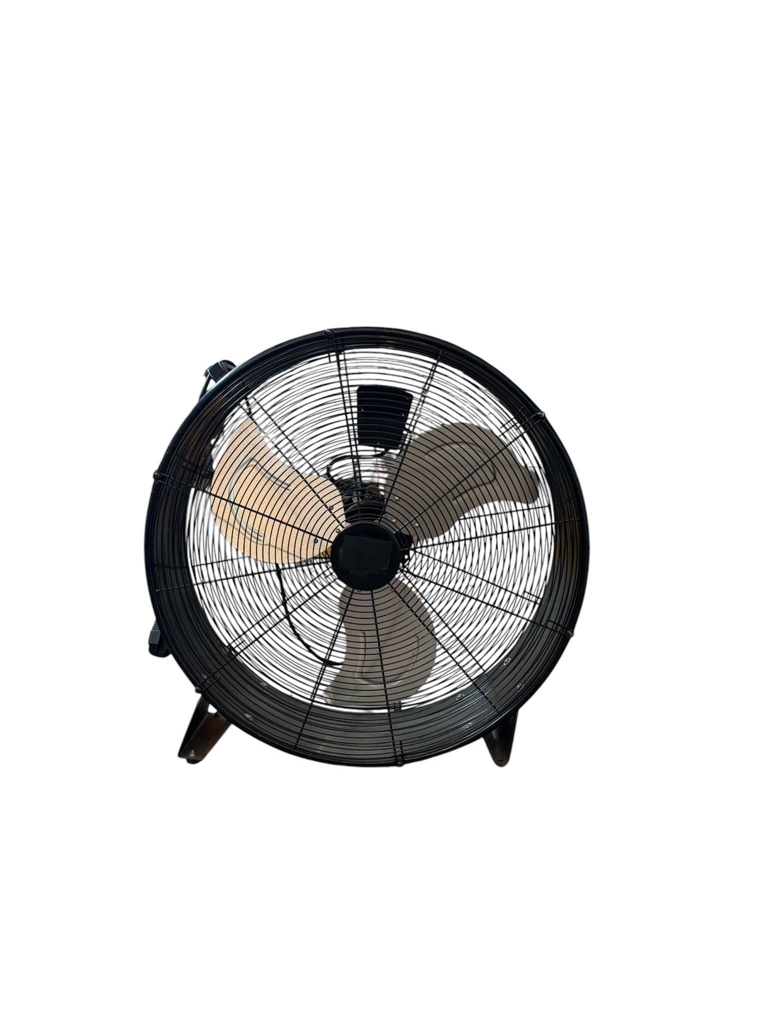 Ventilatore da Terra Nero fisso