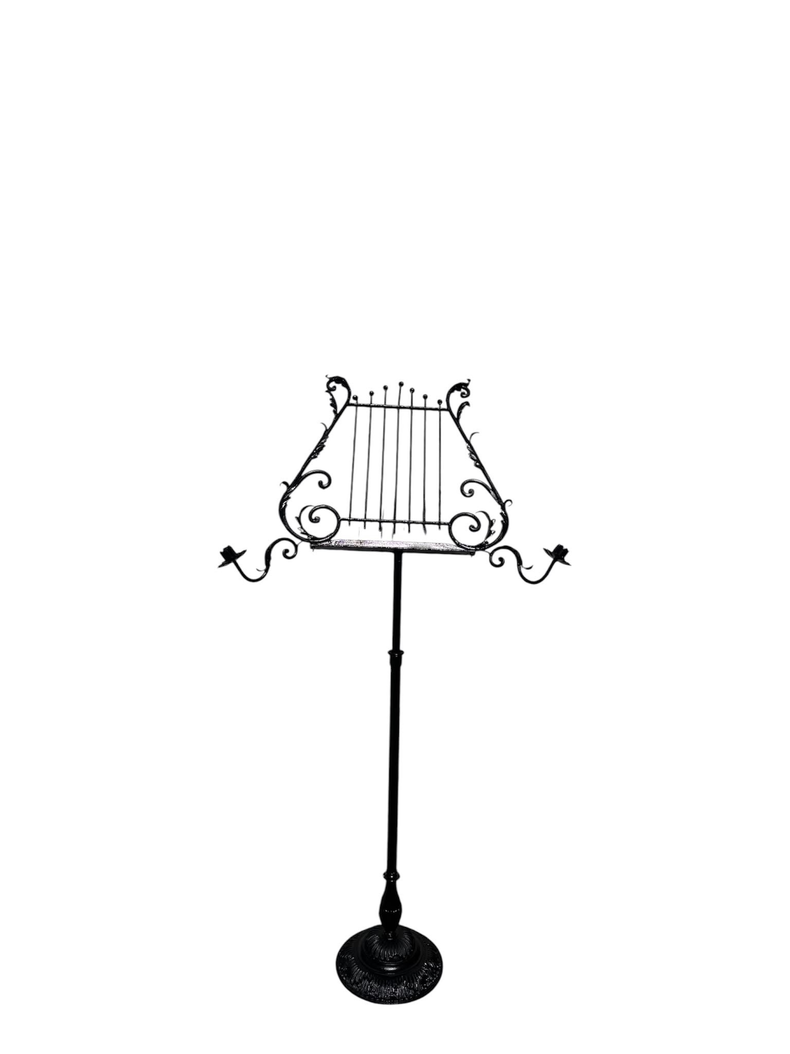 Leggio Nero Piccolo in Ferro