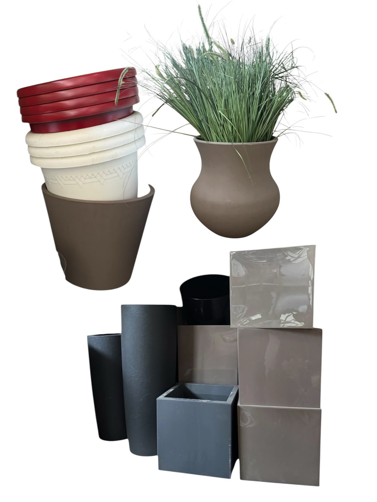 Set Vasi in Plastica